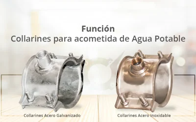 Función collarines para acometida de agua potable