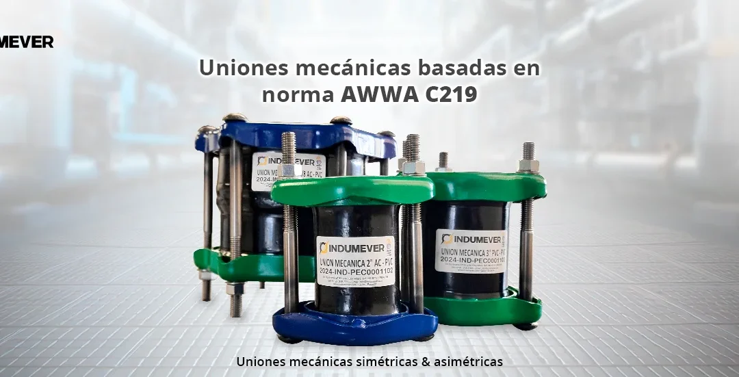 Uniones mecánicas AWWA C219, juntas mecánicas, AWWA C219