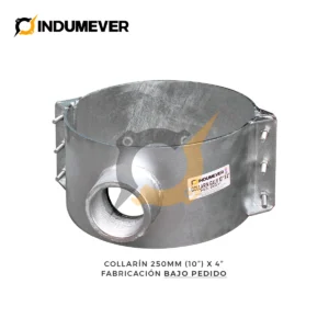 Collarin 250mm x 4 pulgadas, collarin 10 pulgadas a 4 pulgadas, collarin 250mm salida 4 pulgadas
